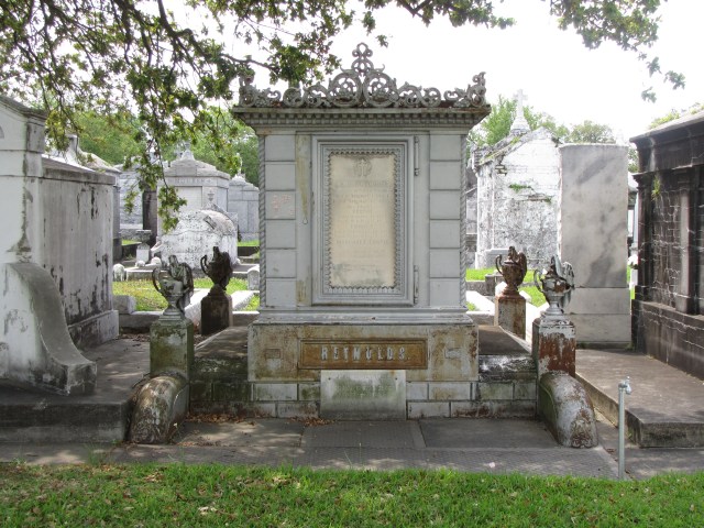 The Reynolds Family Tomb, Metarie Cemetery, New Orleans