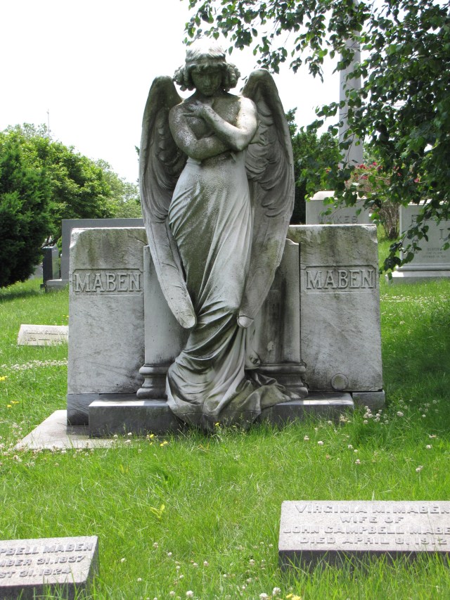 The John and Virginia Maben Monument in the Green-Wood Cemetery at Brooklyn, New York