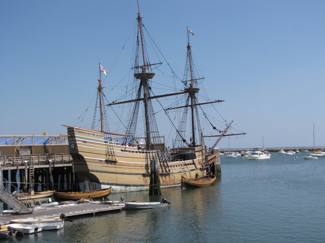 The Mayflower II, in Plymouth Harbor